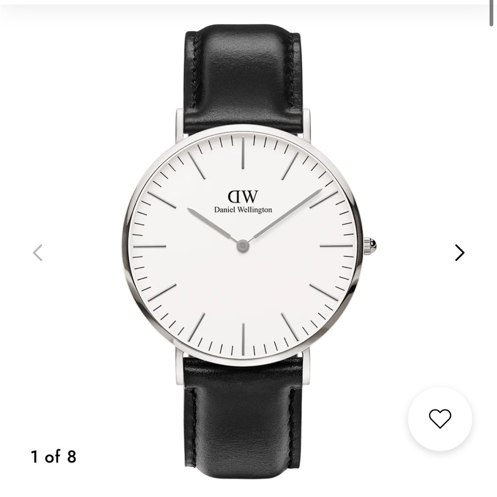 Daniel Wellington Classic Sheffield Silver Watch.
